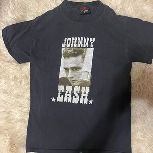 Zion Rootswear Black Johnny Cash Graphic Tee